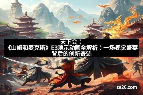 天下会：《山姆和麦克斯》E3演示动画全解析：一场视觉盛宴背后的创新奇迹